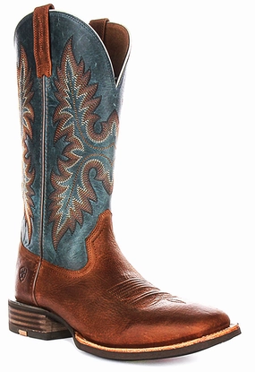Ariat Hudson Wicker In Brown Blue For Men Active Weather Gear Chilly Comfort
