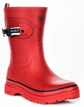 Ariat Kelmarsh Mid In Red For Women Climbing Boots Fit