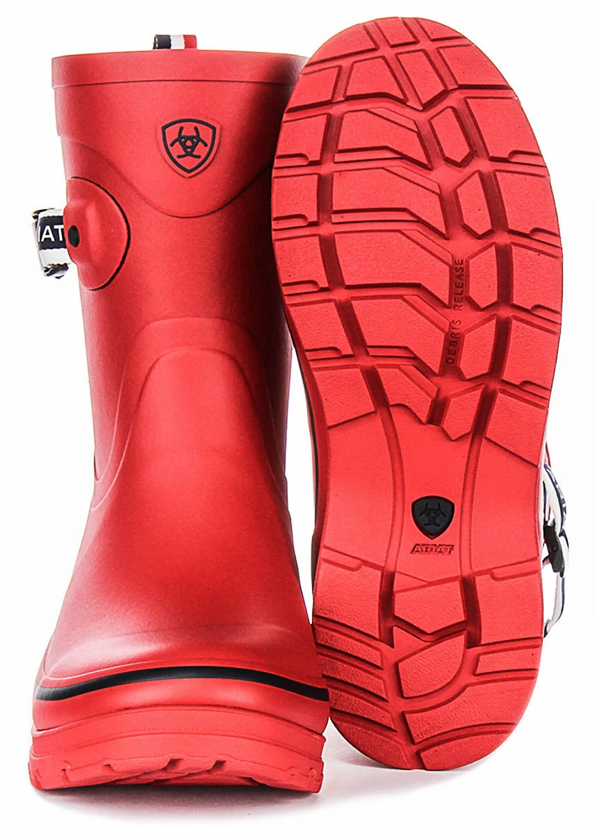 Ariat Kelmarsh Mid In Red For Women Outdoor Stability Gear
