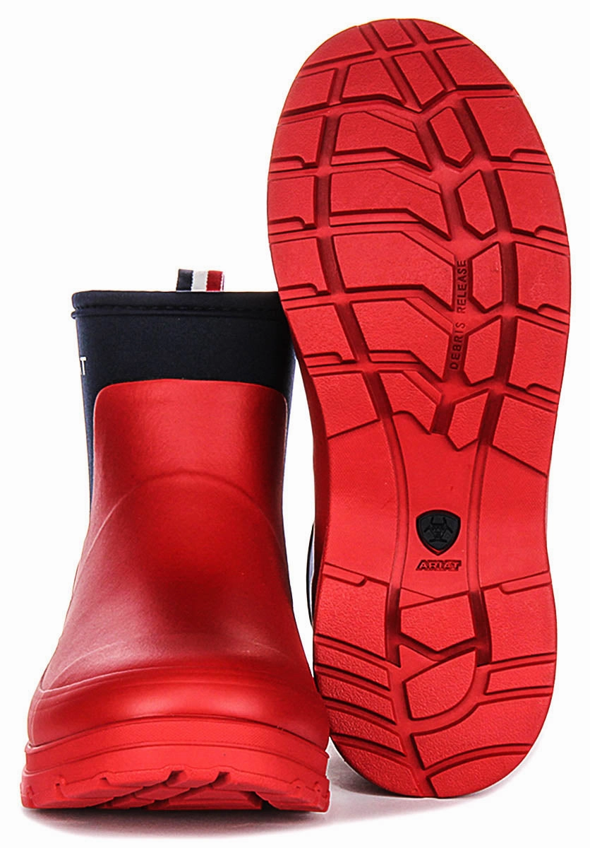 Ariat Kelmarsh Shorti In Red Blue For Women Trail Pro