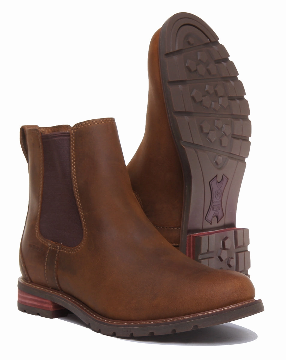 Ariat Wexford H2O Waterproof In Brown For Womens Rugged Adventure Boots Max