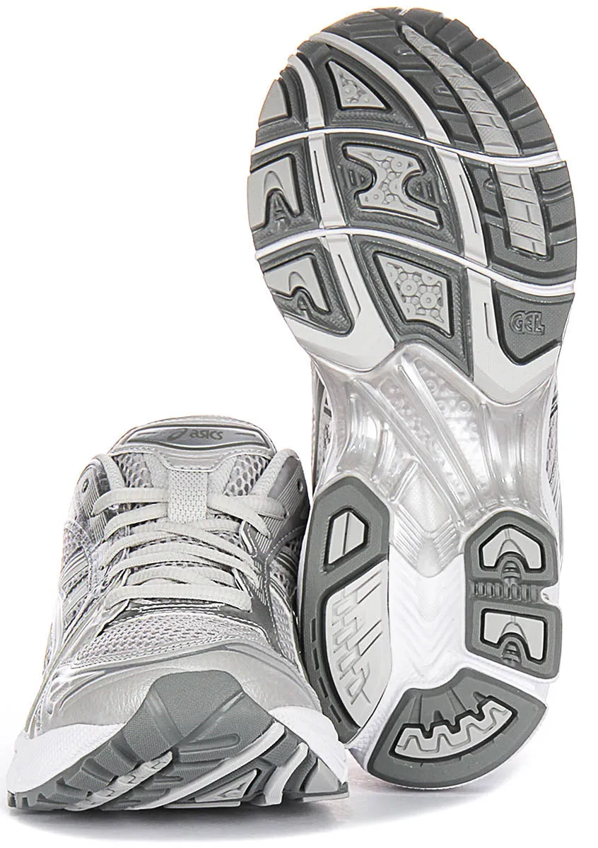 Asics Gel Kayano 14 In Grey Silver For Women portable