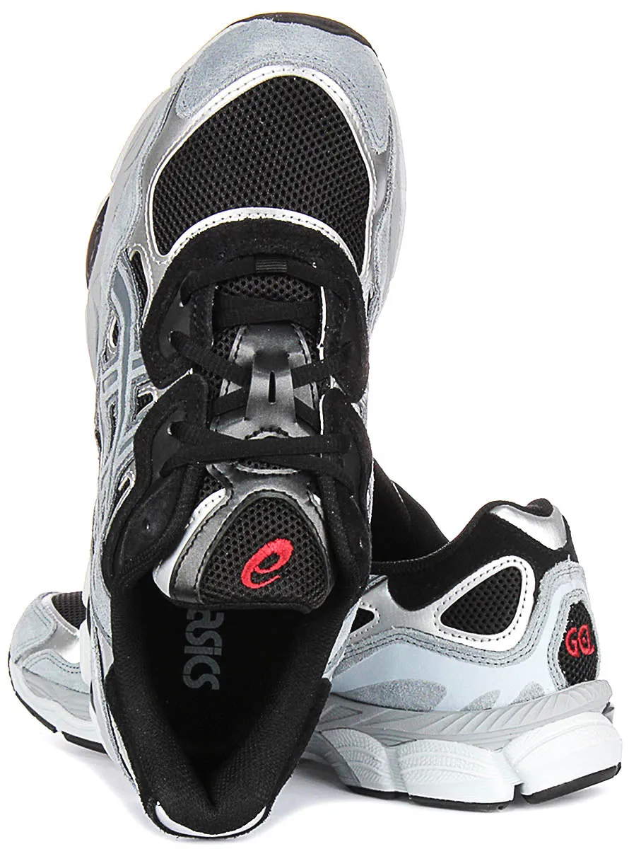Asics GEL NYC In Grey Black for Men Heat retaining