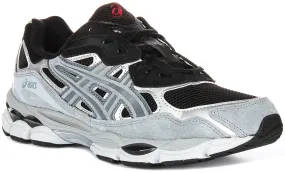 Asics GEL NYC In Grey Black for Men Calf Focus Mobility Exercise