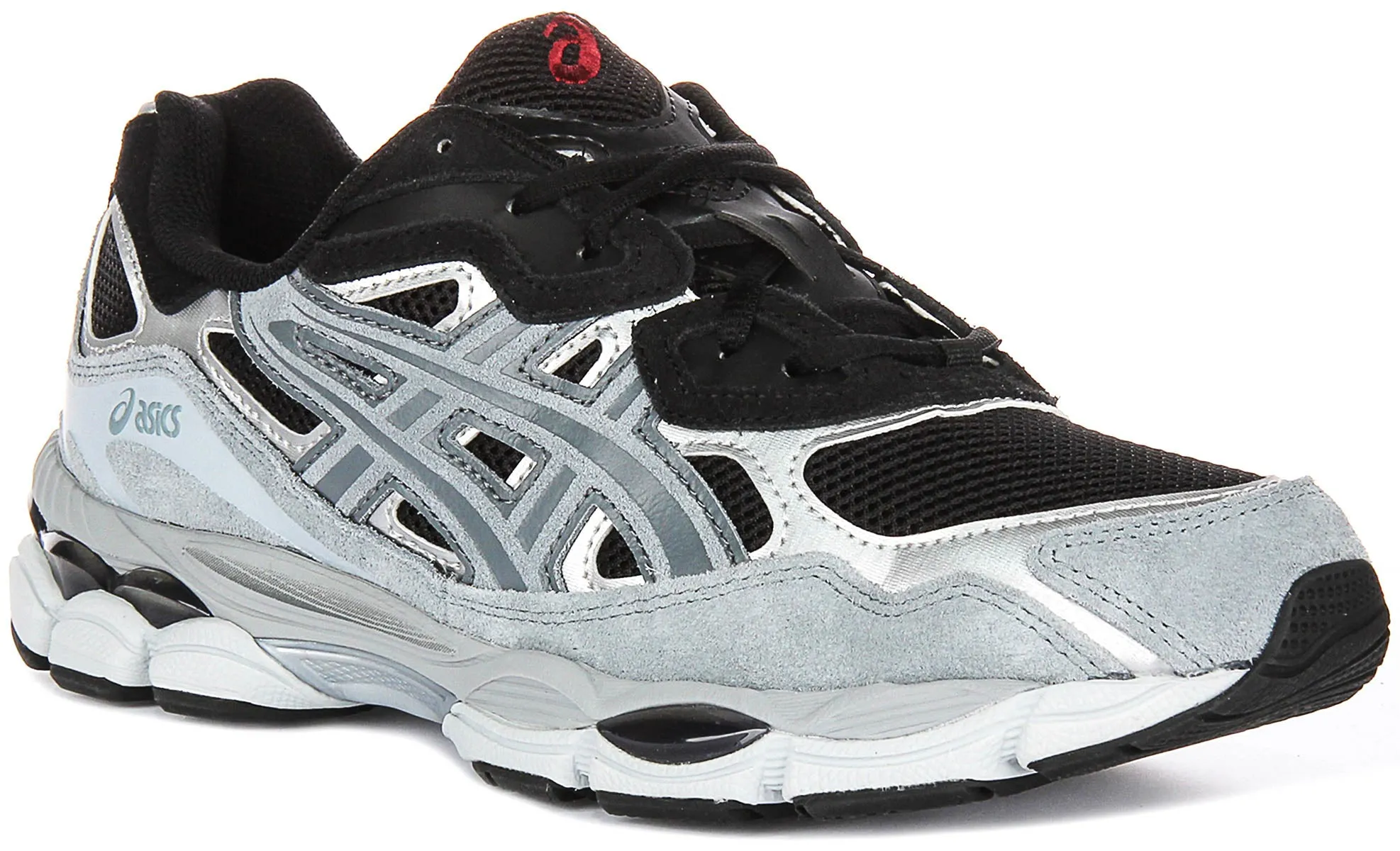 Asics GEL NYC In Grey Black for Men Calf Focus Mobility Exercise