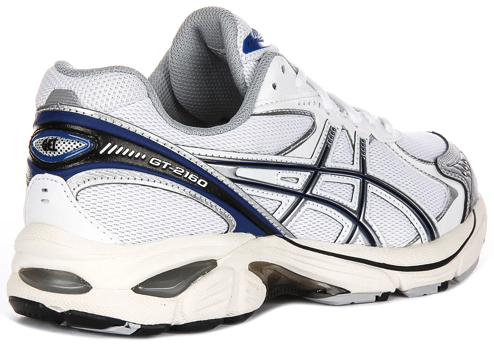 Asics GT 2160 In White Navy Unisex Cast Outsole