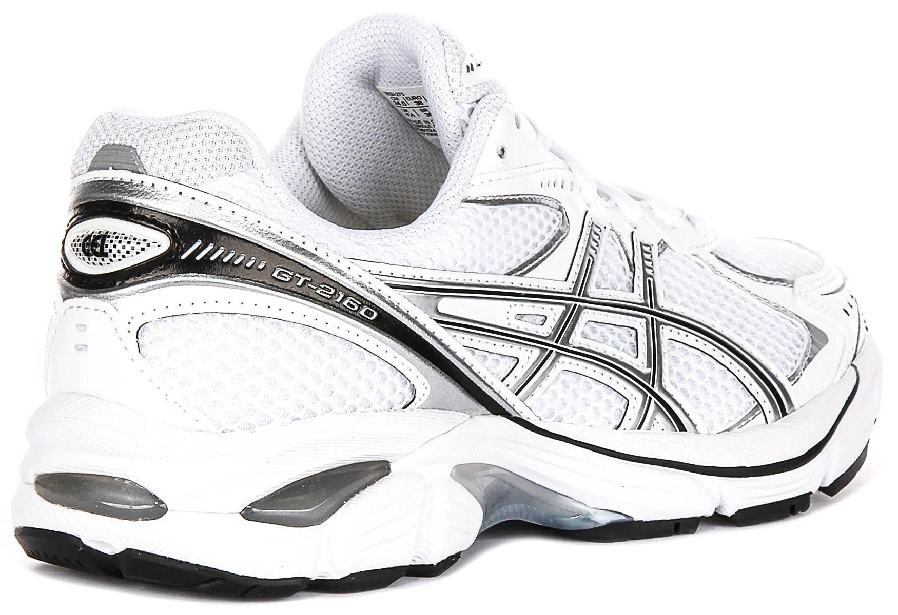 Asics GT 2160 In White Silver for Men Foot alignment