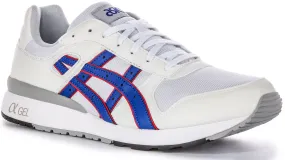 Asics GT II In White Blue Trainers or Men Soft Motion Materials are chosen for breathability and endurance