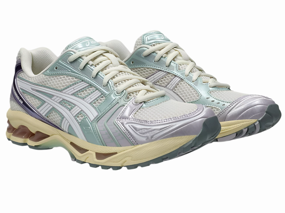 ASICS - Gel Kayano 14 - Cream Dusk/Violet - Unisex [1203A537 105] Padded Fit