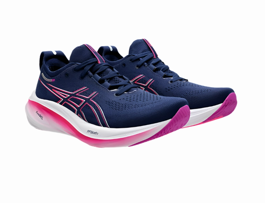 ASICS - Gel Nimbus 26 - Blue Expanse/Bold Magenta - Women's [1012B601 403] Quick Glide Design