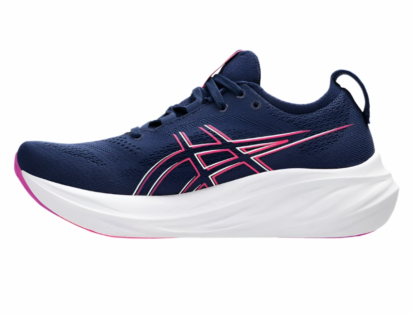 ASICS - Gel Nimbus 26 - Blue Expanse/Bold Magenta - Women's [1012B601 403] Quick Glide Design