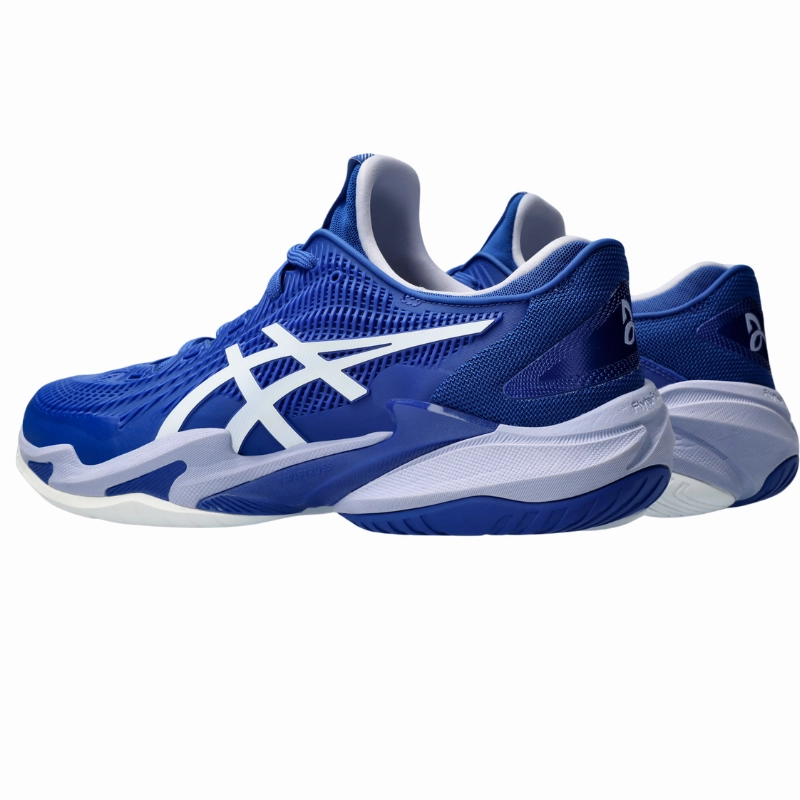 Asics Court FF 3 Novak Mens Tennis Shoes - Blue/Fresh Air Light - Foot Step