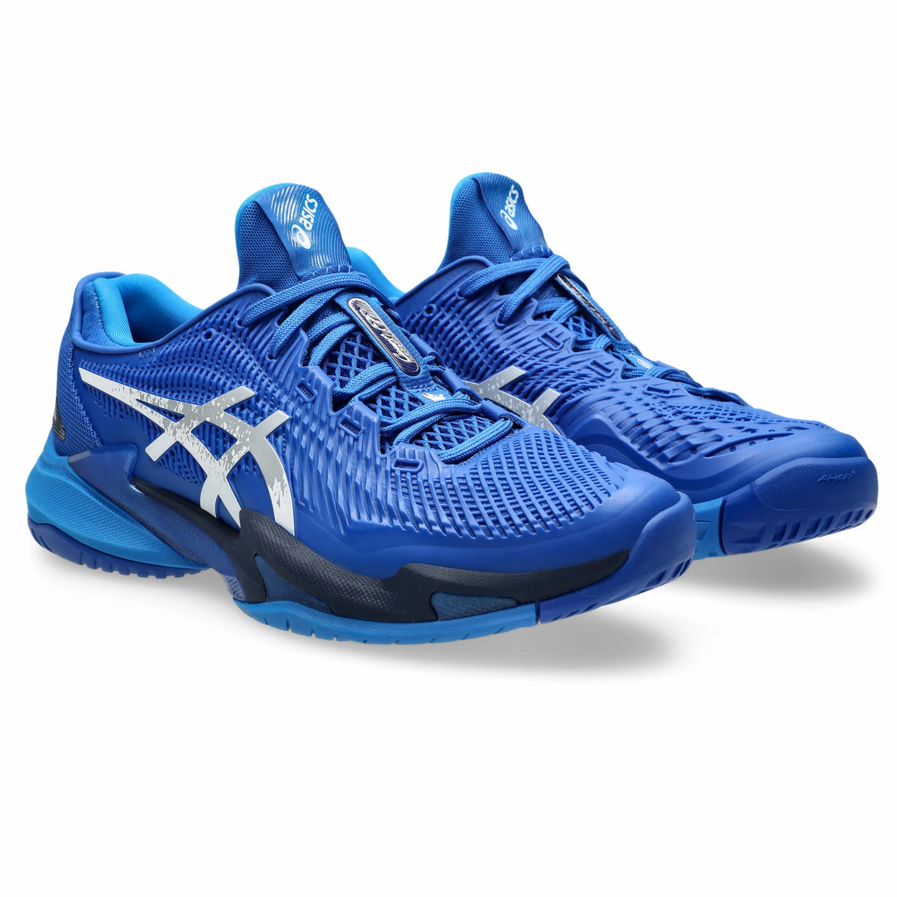 Asics Court FF 3 Novak Tennis Shoes - Tuna Blue/Pure Silver Solid colors
