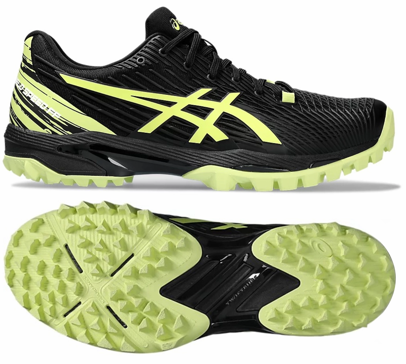 Asics Field Speed FF (Black/Glow Yellow) Mens Comfortable Touch