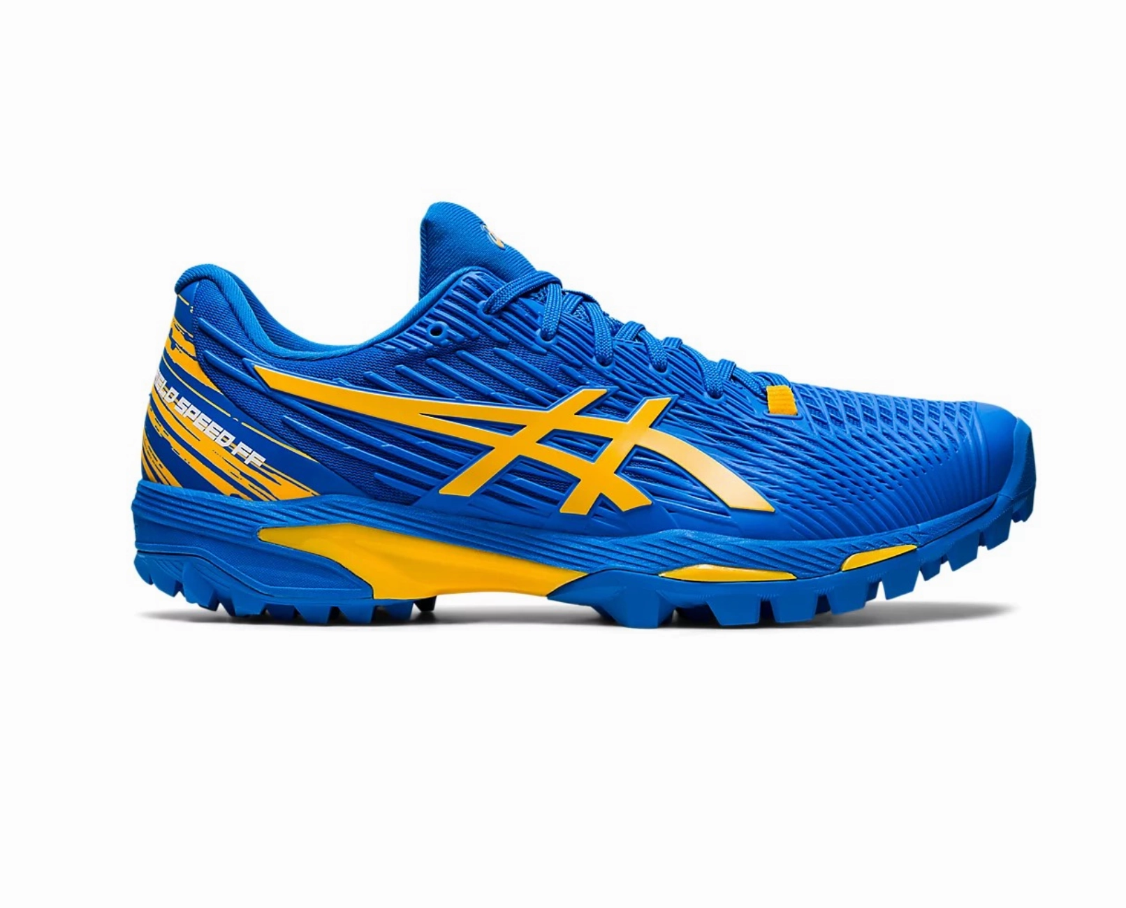 Asics Field Speed FF Mens (Electric Blue/Sunflower) Iconic structure