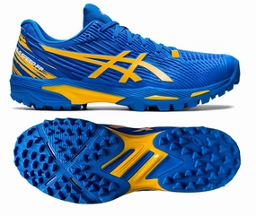 Breath Mesh Glam traction Asics Field Speed FF Mens (Electric Blue/Sunflower)