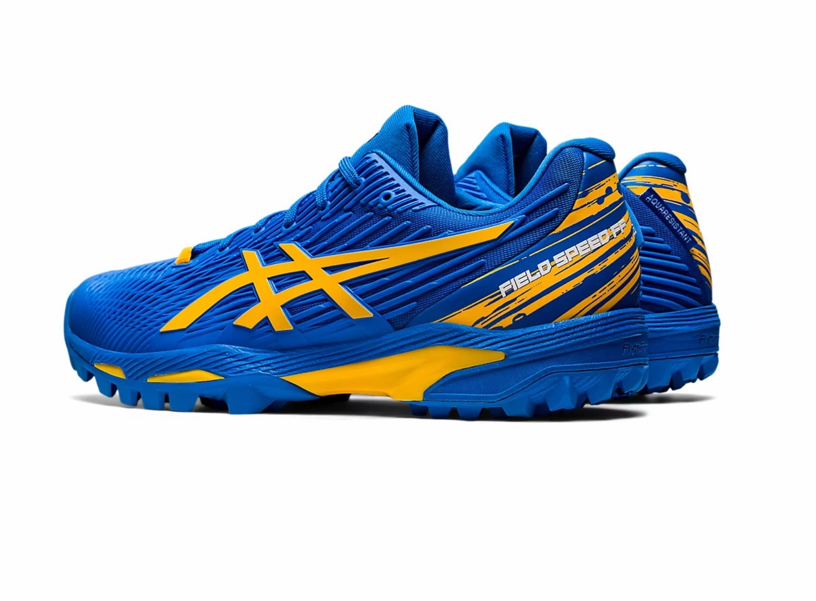 Asics Field Speed FF Mens (Electric Blue/Sunflower) Iconic structure