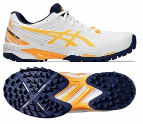ASICS Field Speed FF (White/Stadium Orange) Mens Sport Utility High Cushioning