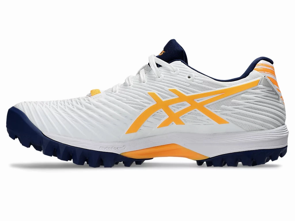 ASICS Field Speed FF (White/Stadium Orange) Mens Wide Foot Comfort