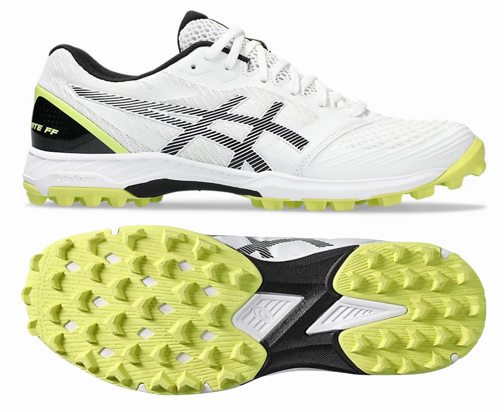 Asics Field Ultimate FF 2 (White/Black) Mens Smart Look Lightweight Design