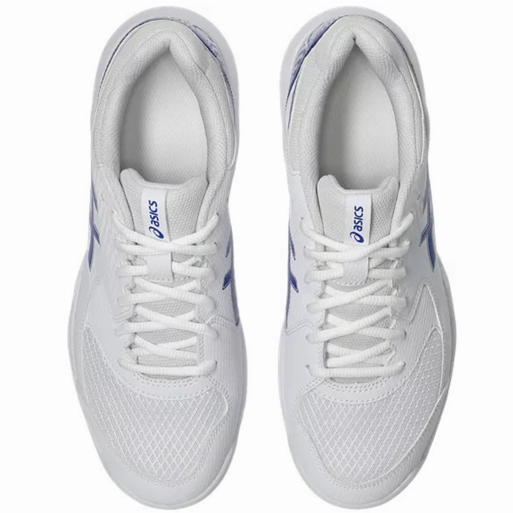 Asics Gel Dedicate 8 Hard Court Mens Tennis Shoes - White/Dark Cobalt