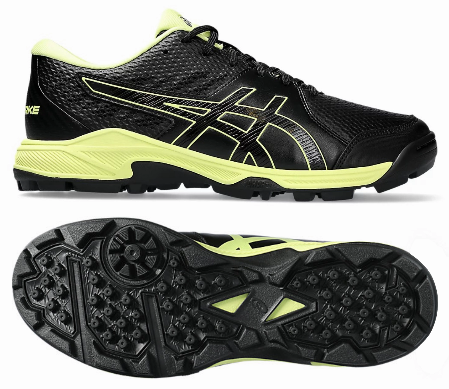 Asics Gel Peake 2 (Black/Glow Yellow) Mens Running Shoes
