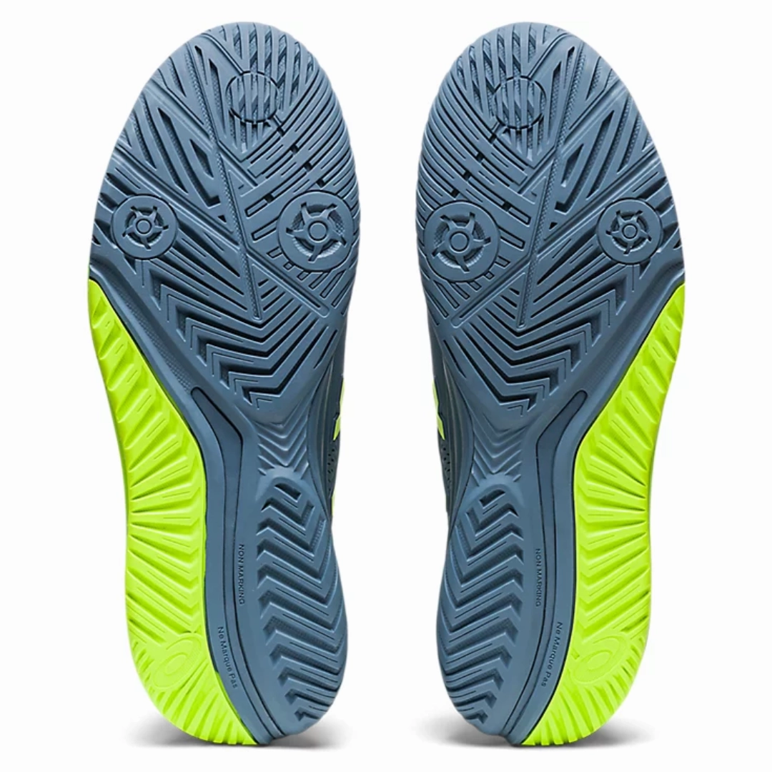Asics Gel-Resolution 9 Tennis Shoes - Steel Blue/Hazard Green Elegant shock absorption
