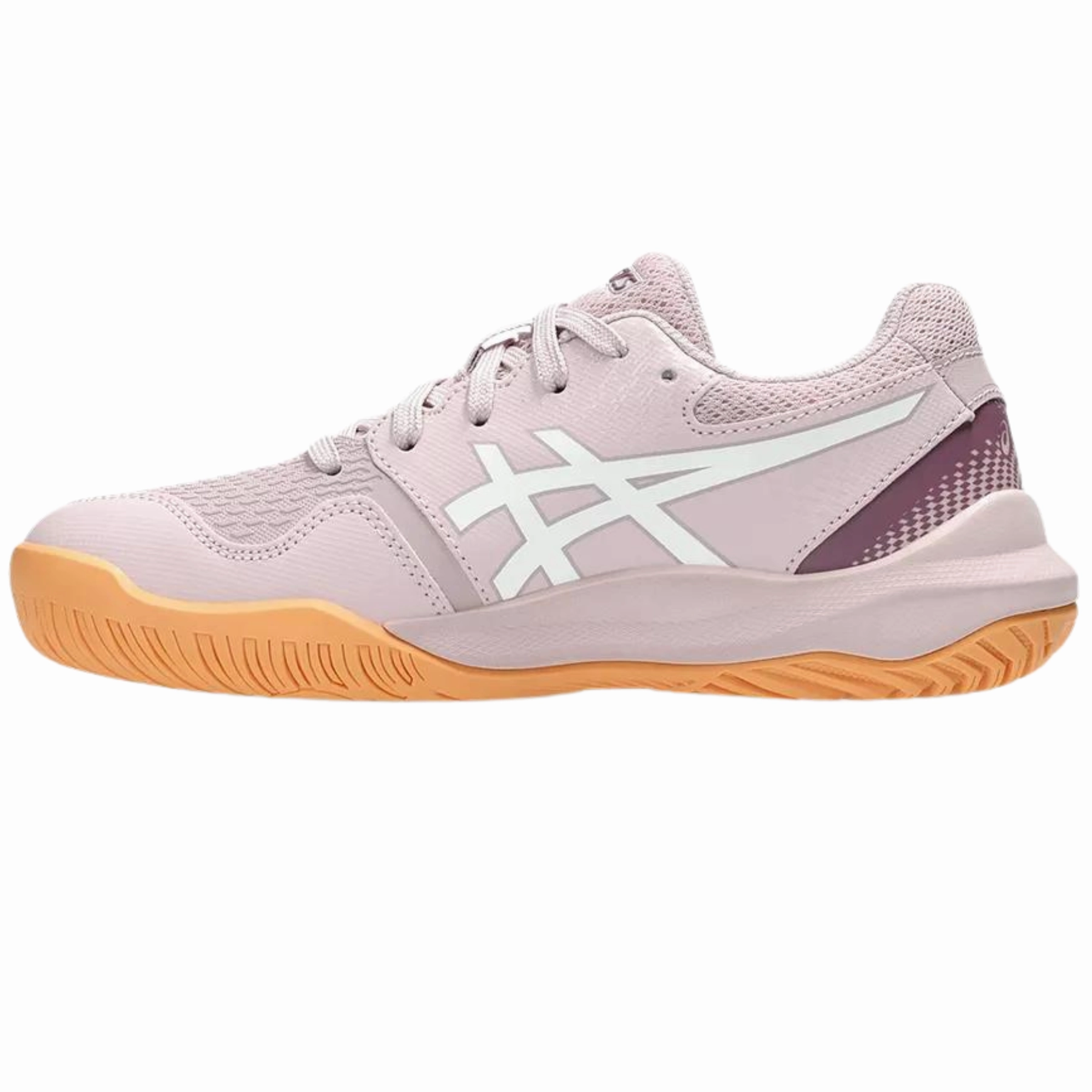 Asics Gel Resolution 9 Watershed Rose/White Clay Youth Tennis Shoes Iconic silhouette