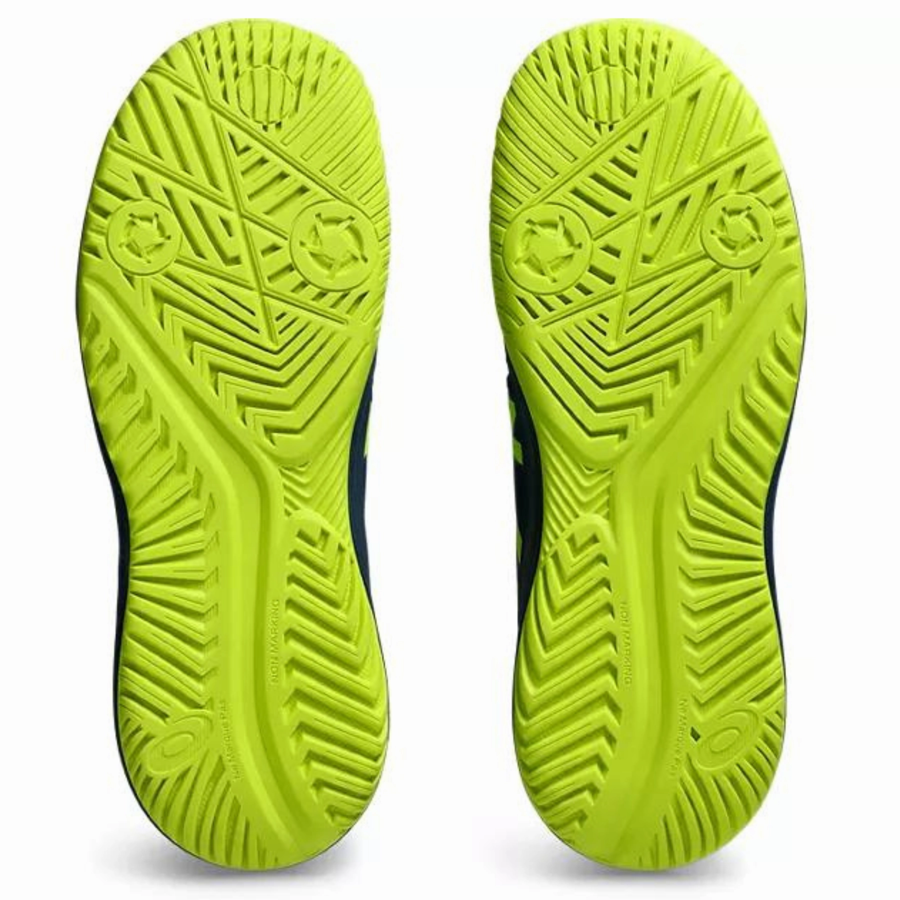 Asics Gel Resolution 9 Youth Tennis Shoes - Mako Blue/Safety Yellow