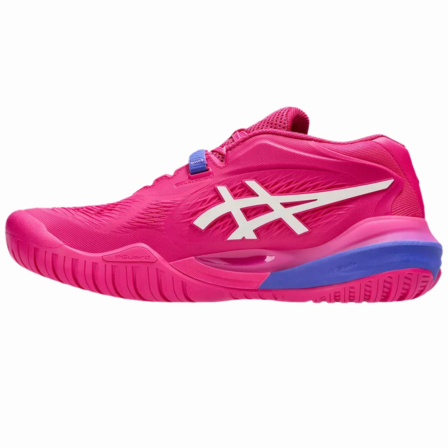 Asics Gel Resolution X Hard Court Womens Tennis Shoes - Bright Rose/Cream Flexible twist