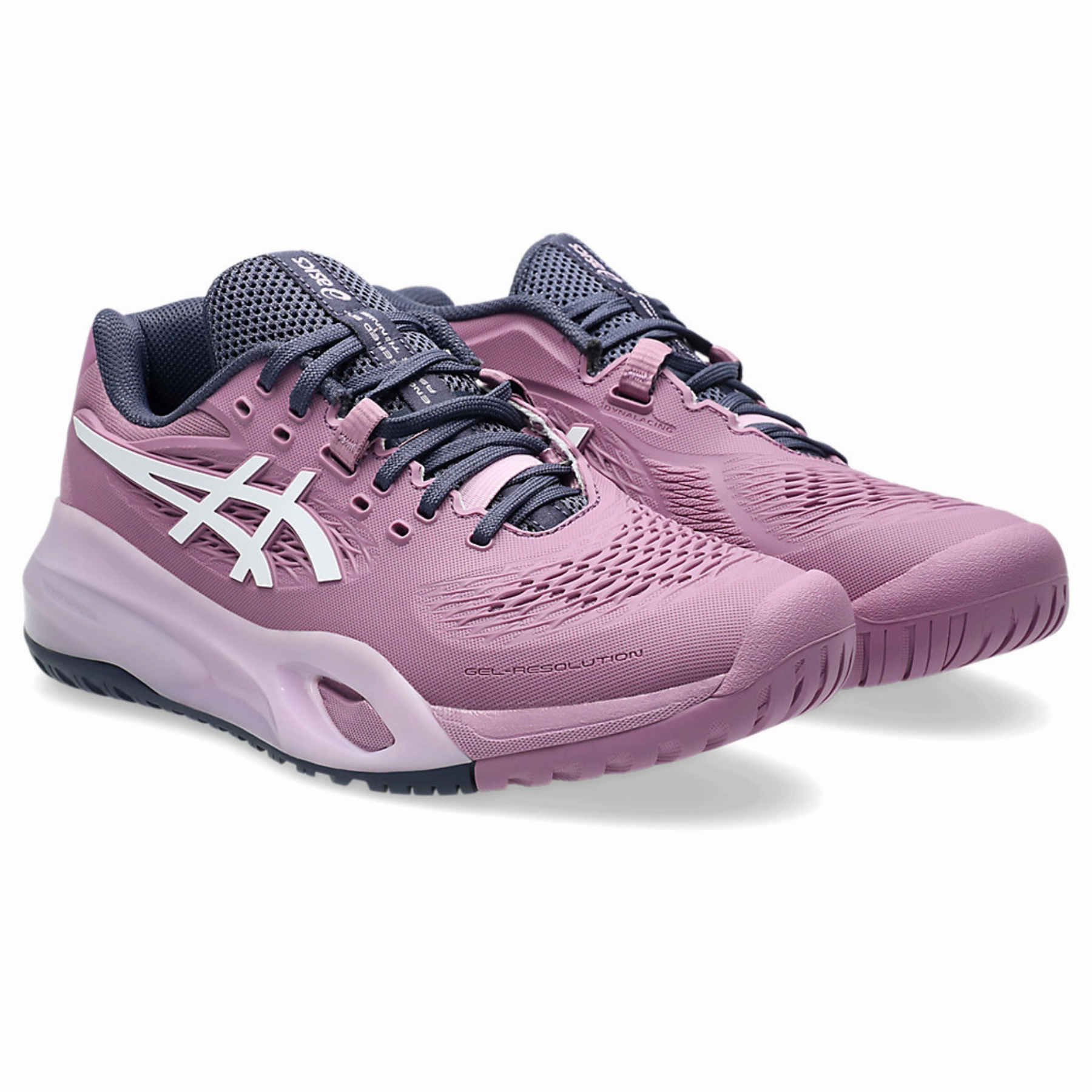 Asics Gel Resolution X Women Tennis Shoes - Ube/White Impact Protection Idea