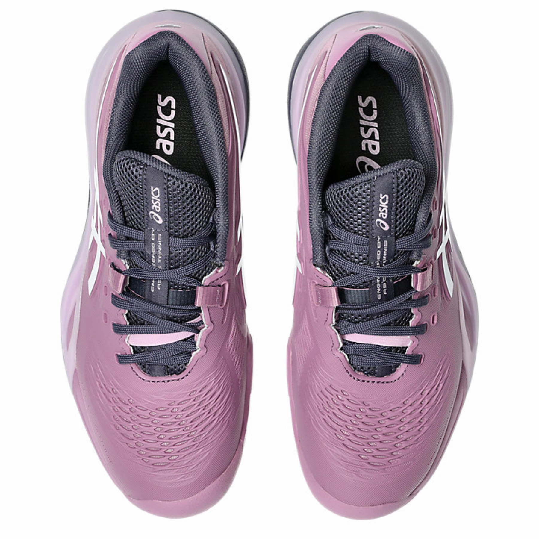 Asics Gel Resolution X Women Tennis Shoes - Ube/White