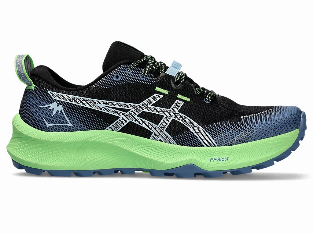 ASICS Gel Trabuco 12 (Black/Light Blue) Mens Breath Easy Vent
