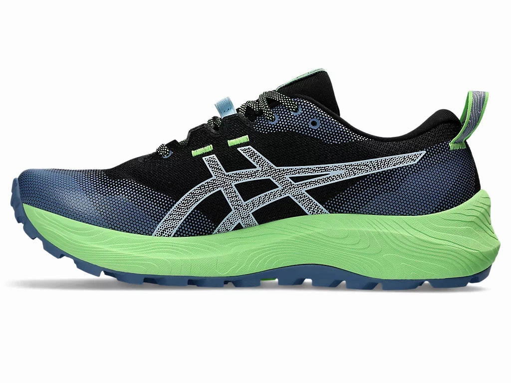 ASICS Gel Trabuco 12 (Black/Light Blue) Mens Breath Easy Vent