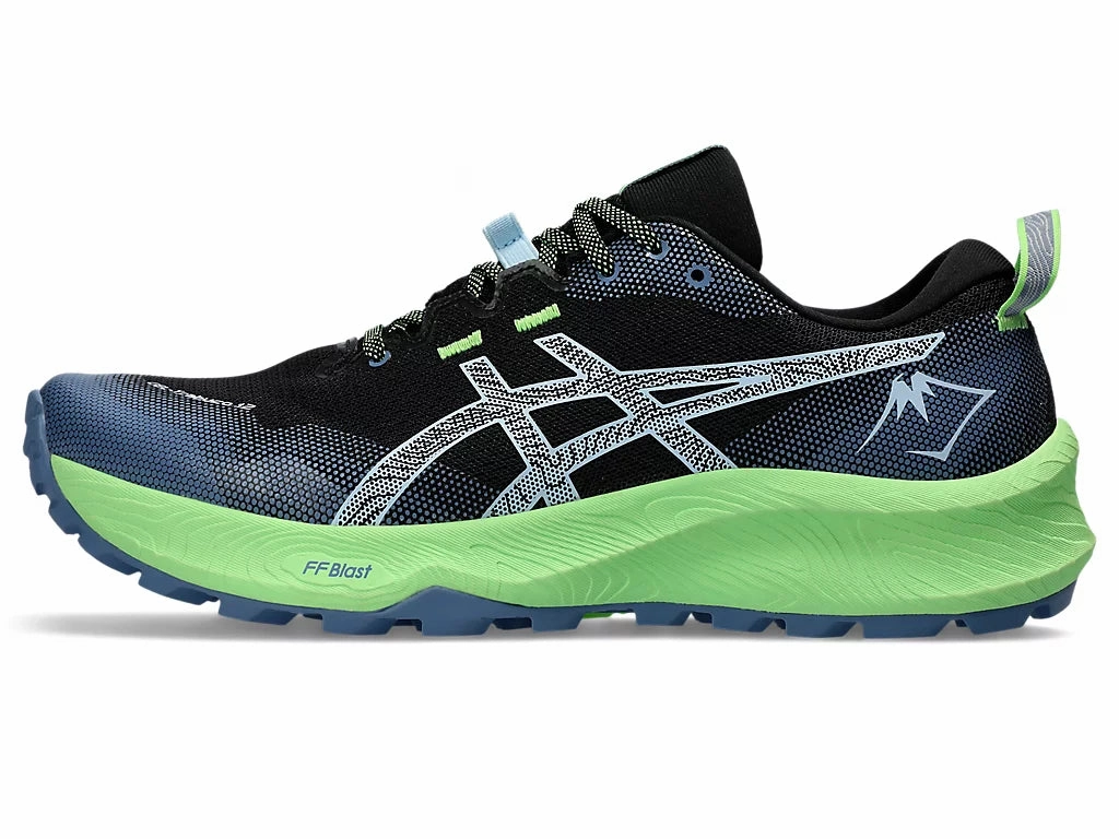 ASICS Gel Trabuco 12 (Black/Light Blue) Mens Breath Easy Vent