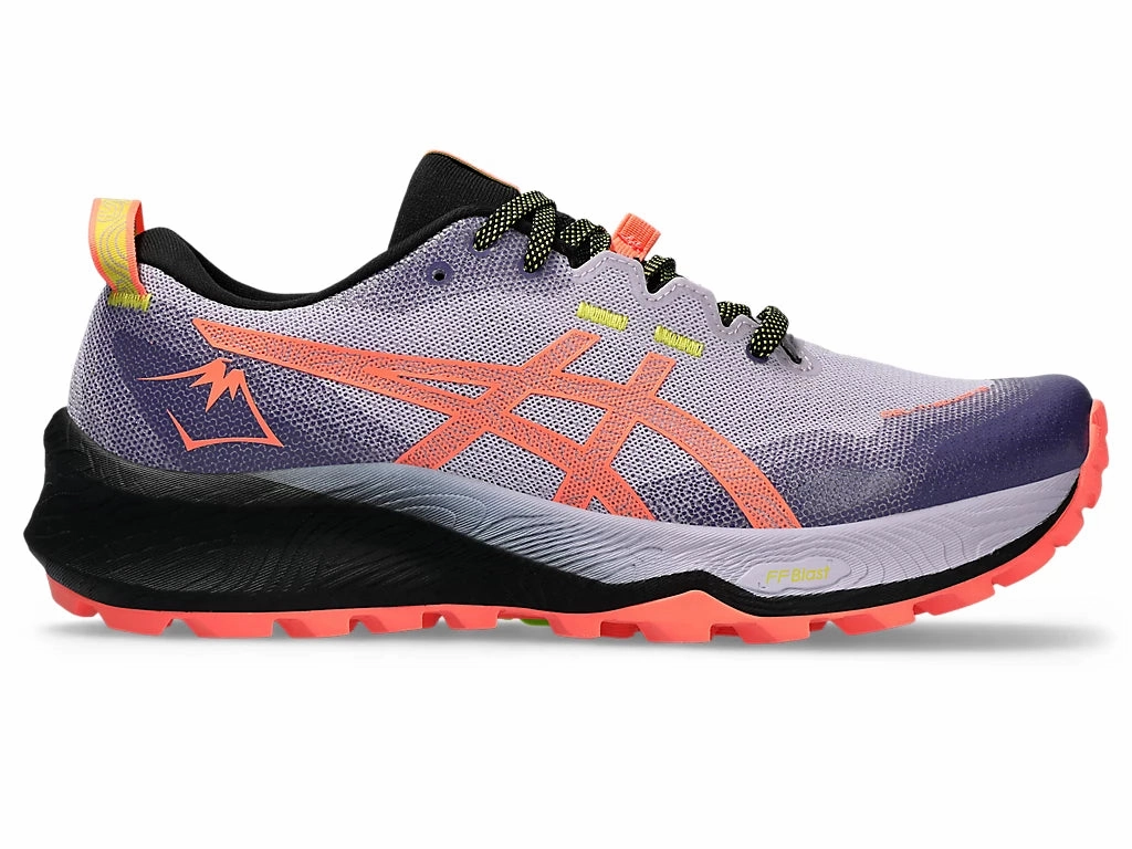 ASICS Gel Trabuco 12 (Faded Ash Rock/Sun Coral) Womens All-Day Support