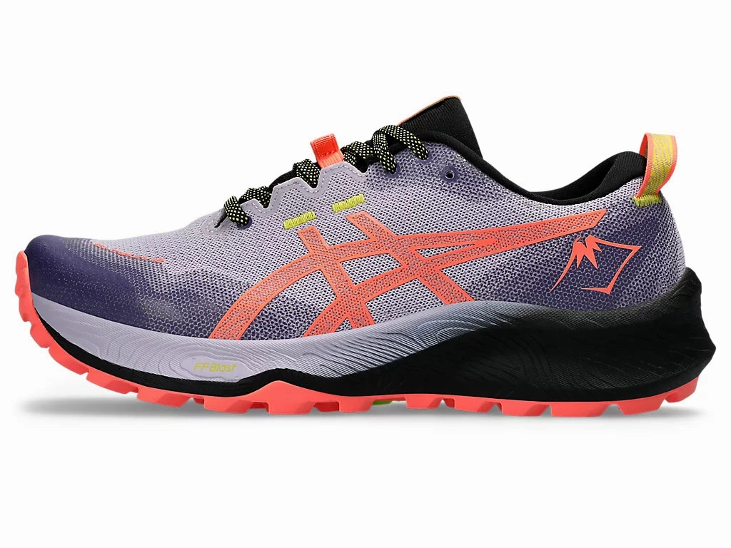 ASICS Gel Trabuco 12 (Faded Ash Rock/Sun Coral) Womens All-Day Support