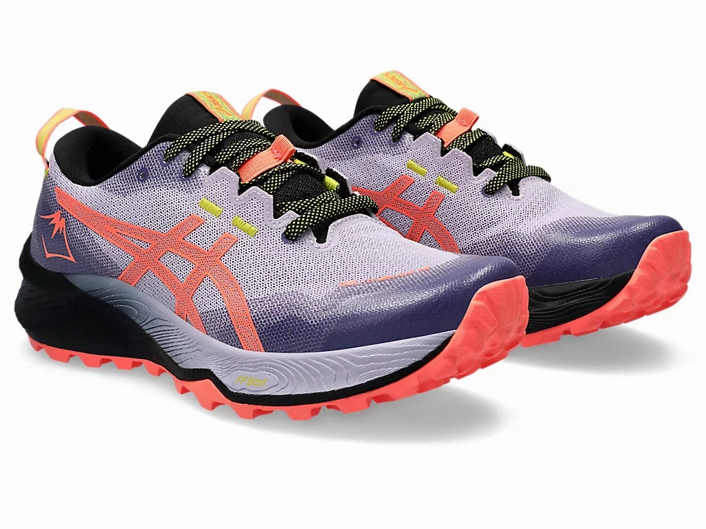 ASICS Gel Trabuco 12 (Faded Ash Rock/Sun Coral) Womens All-Day Support
