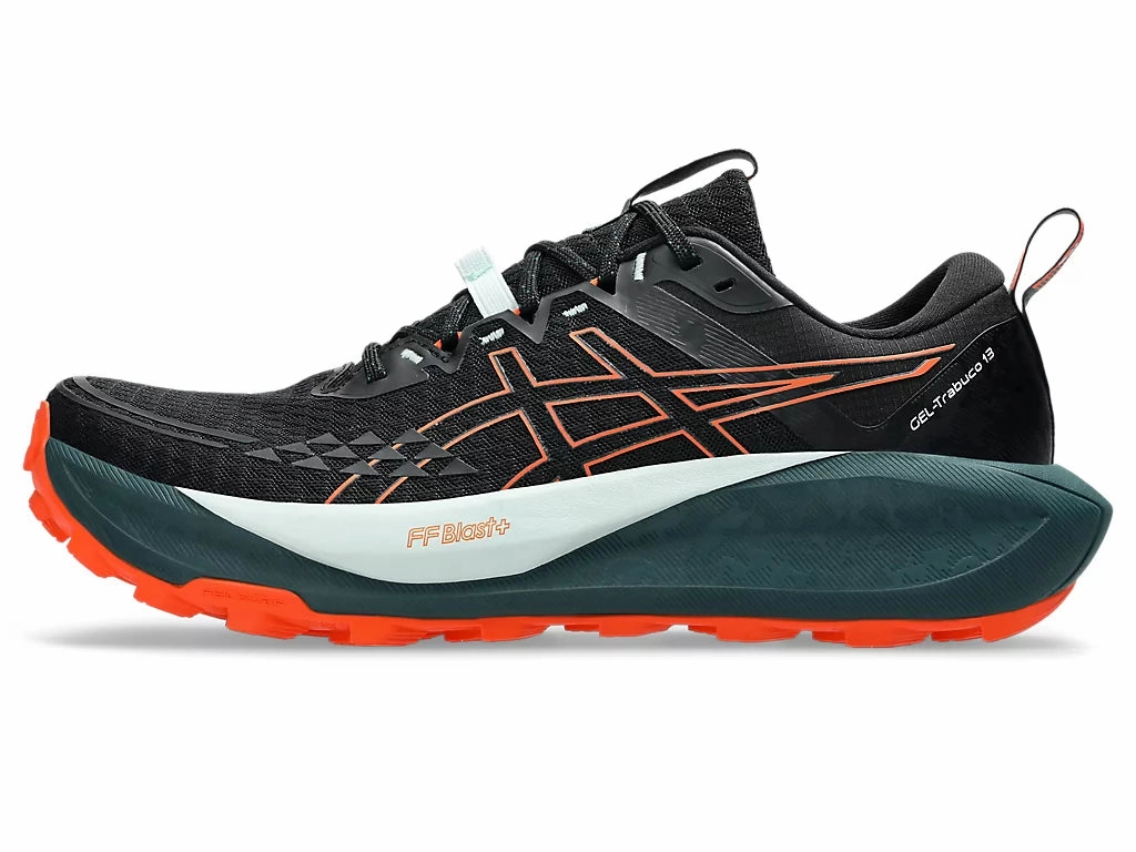 ASICS Gel Trabuco 13 (Black/Nova Orange) Mens No-Slip Grip