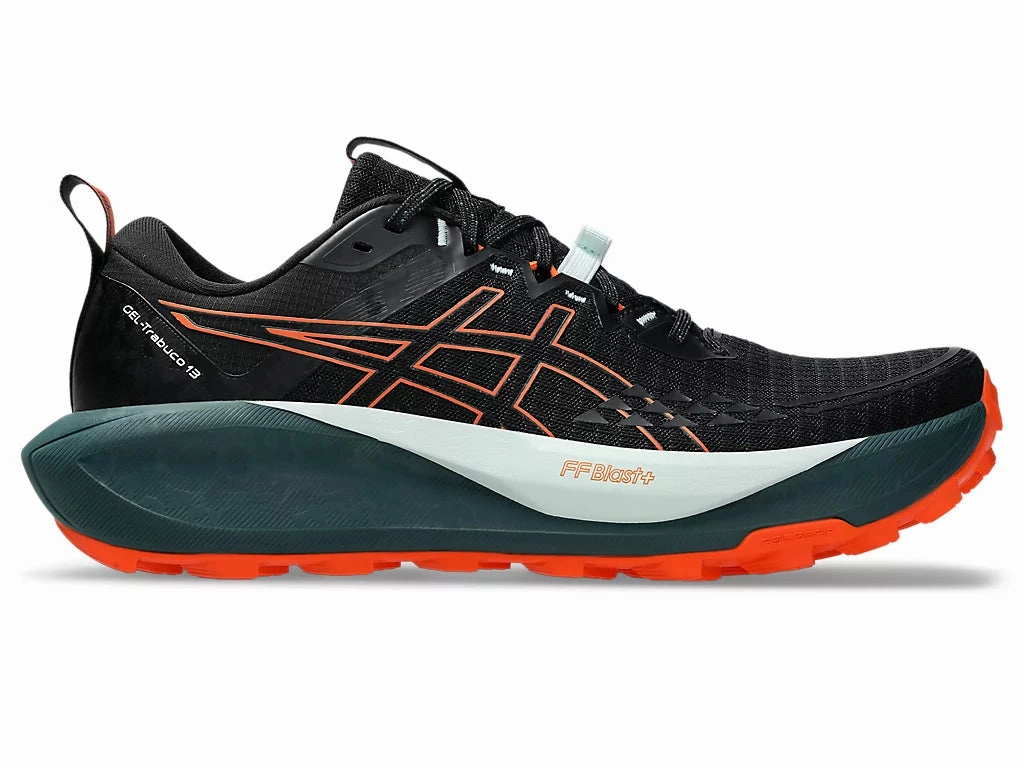 ASICS Gel Trabuco 13 (Black/Nova Orange) Mens No-Slip Grip