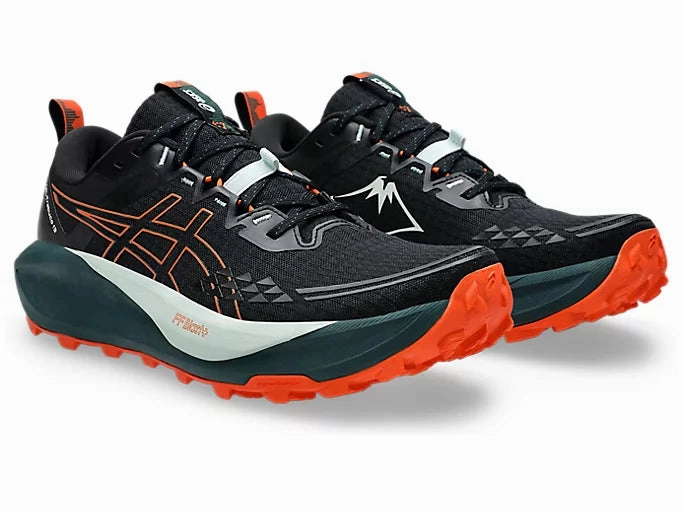 ASICS Gel Trabuco 13 (Black/Nova Orange) Mens No-Slip Grip