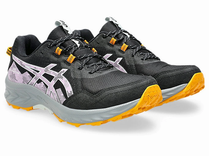 ASICS Gel Venture 10 (Black/Light Ube) Womens Lightweight Construction