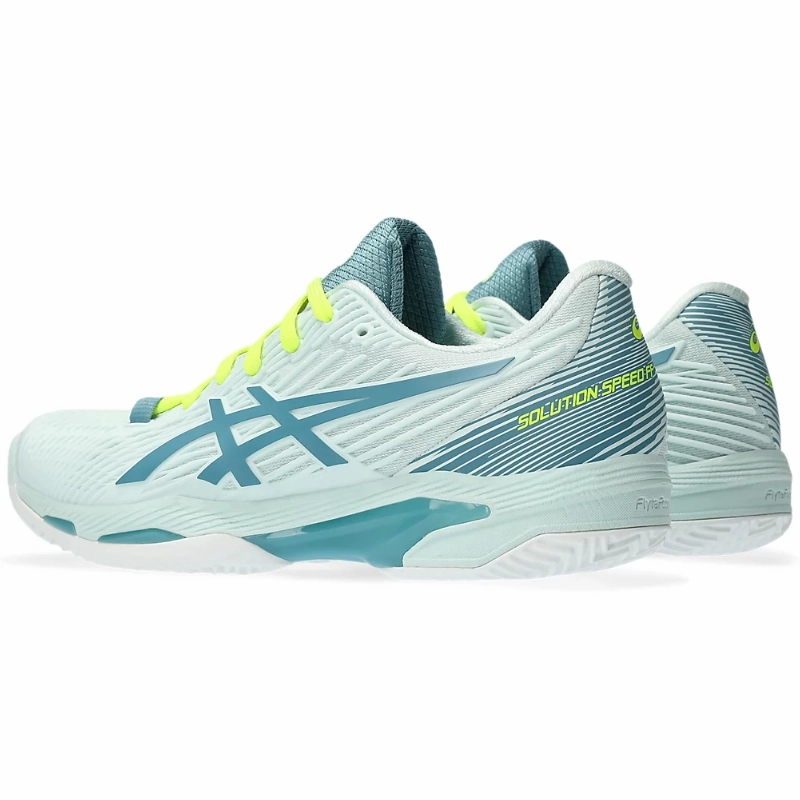 Asics Solution Speed FF 2 Soothing Sea/Gris Blue Clay Women's Tennis Shoes Versatile Build