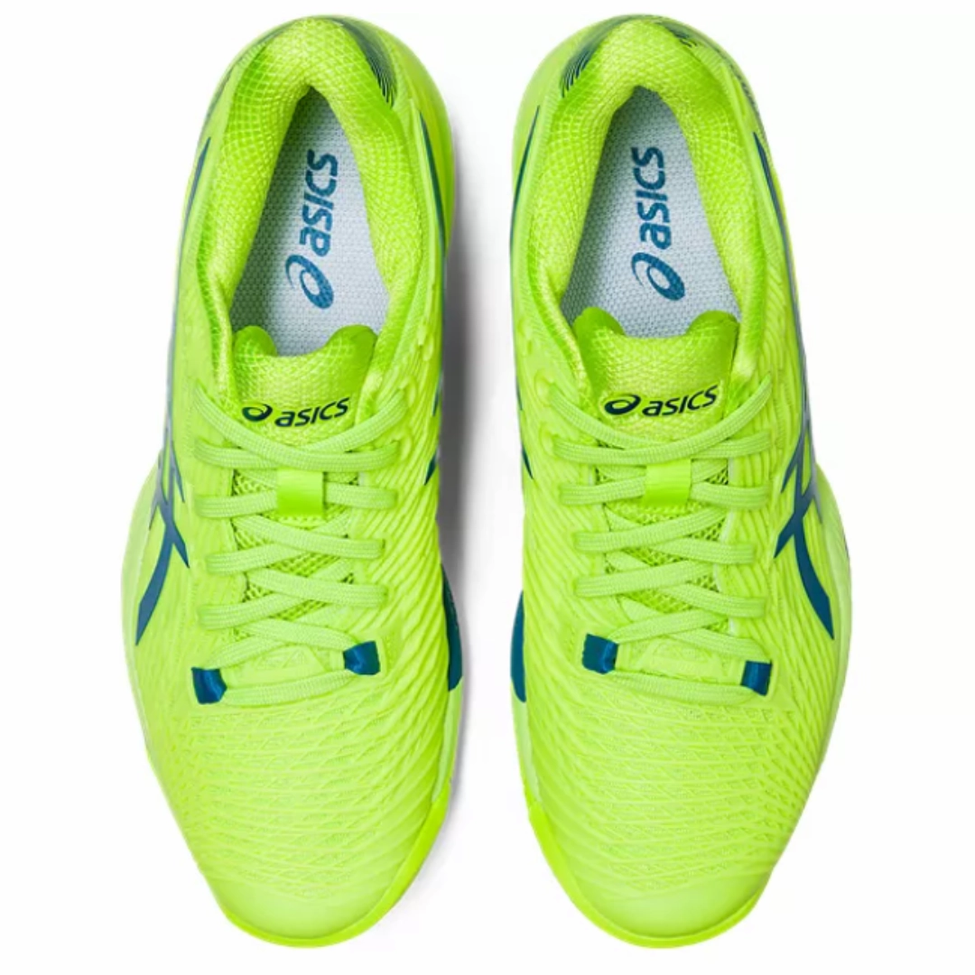 Asics Solution Speed FF 2 Women Tennis Shoes - Hazard Green/Reborn Blue Flexibility