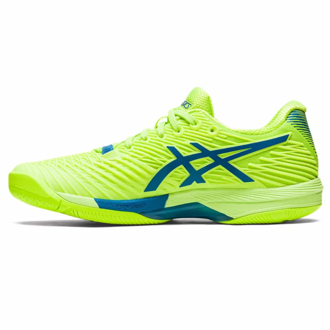 Asics Solution Speed FF 2 Women Tennis Shoes - Hazard Green/Reborn Blue Flexibility
