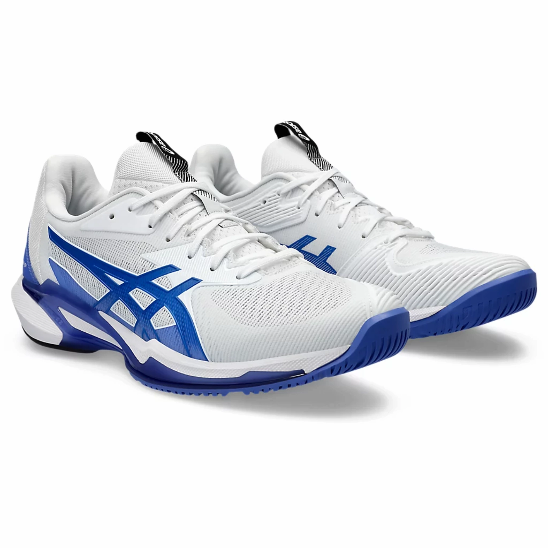 Asics Solution Speed FF 3 Men Tennis Shoes - White/Tuna Blue Anti Skid Technology Design Technology