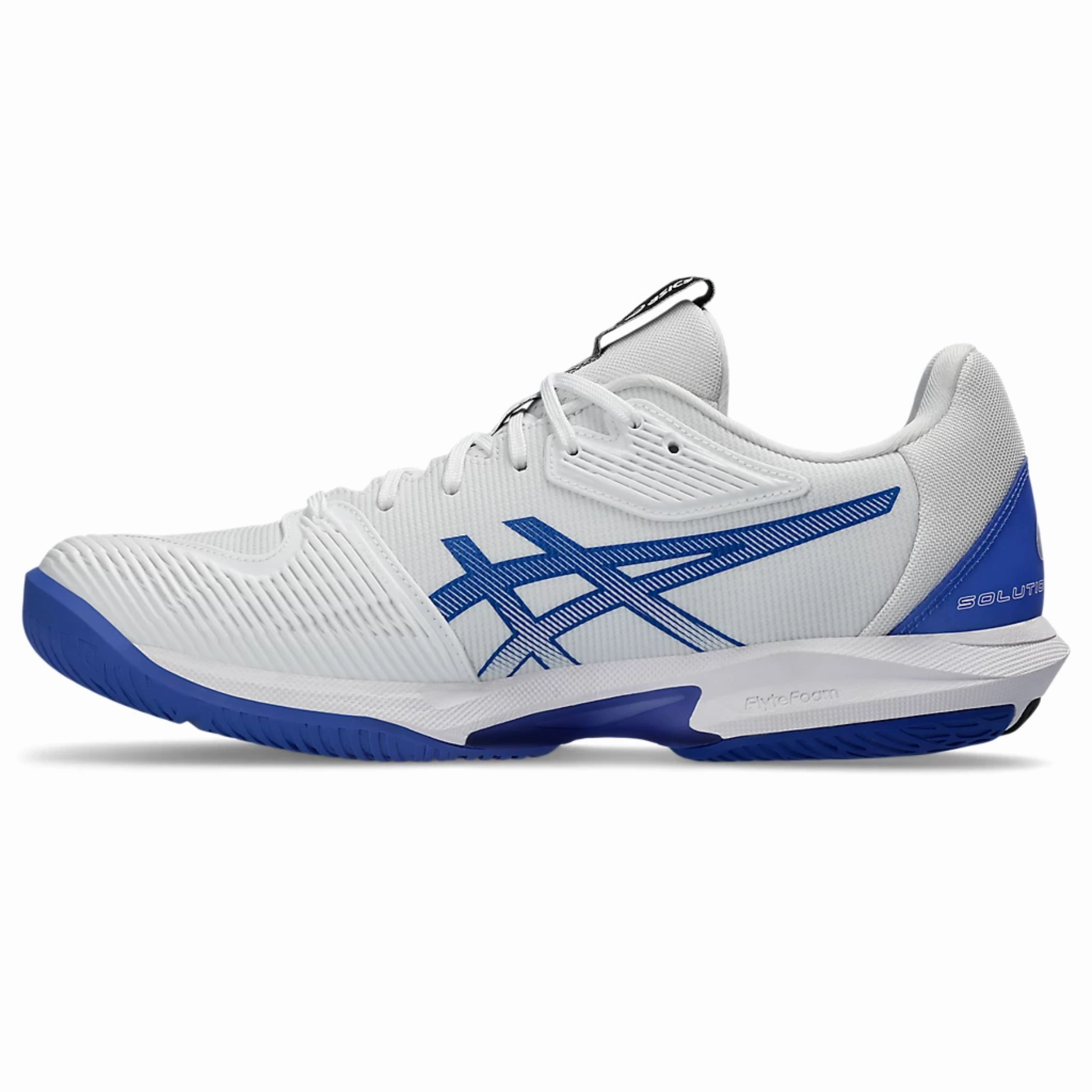 Asics Solution Speed FF 3 Men Tennis Shoes - White/Tuna Blue Responsive Balance