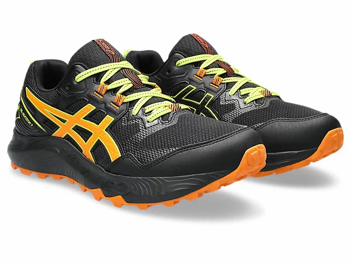 Asics Sonoma 7 (Black/Bright Orange) Mens Urban Trail Fit