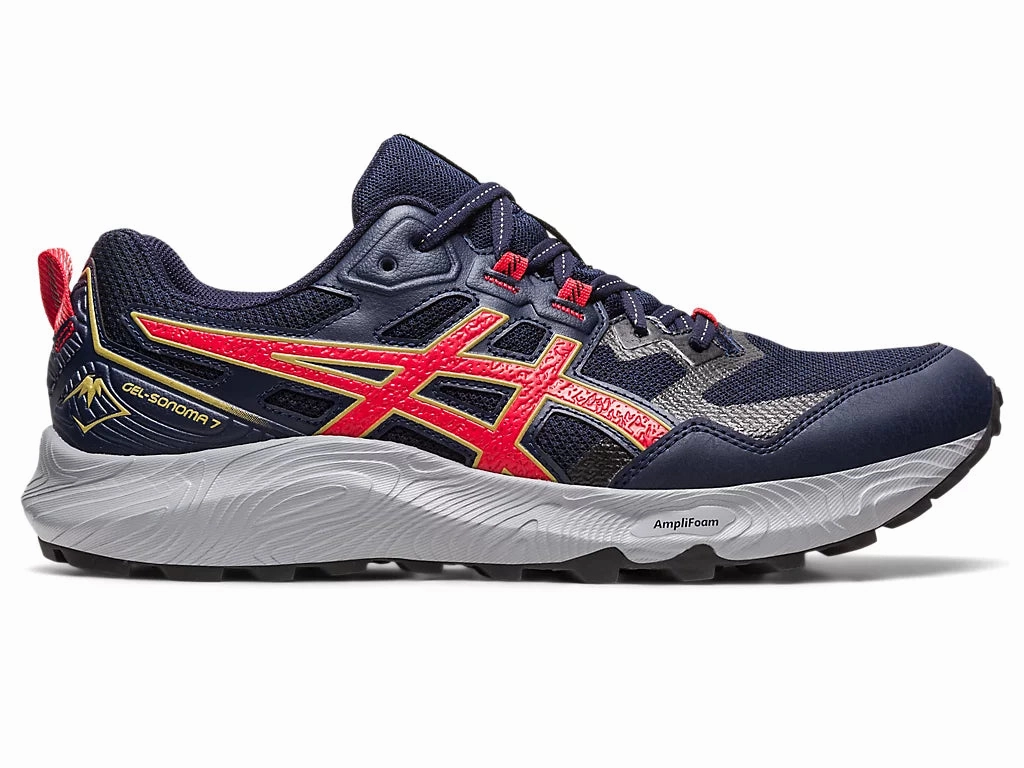 ASICS Sonoma 7 (Midnight/Electric Red) Mens Agile Motion