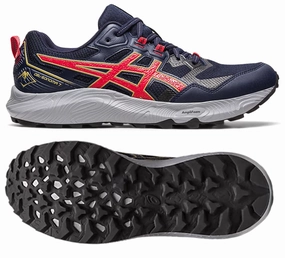 ASICS Sonoma 7 (Midnight/Electric Red) Mens All-around durability